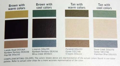 Paint Color Brochure