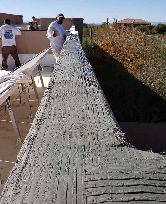 Parapet Repair in Corona de Tucson