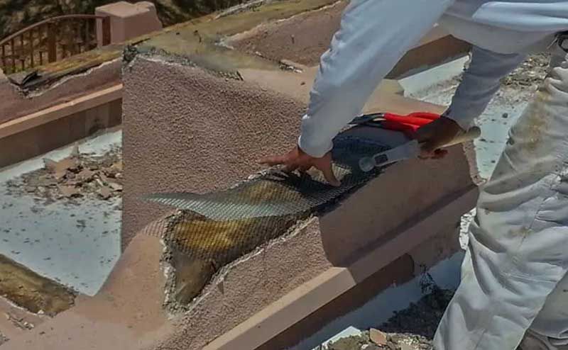 Parapet Repair Process