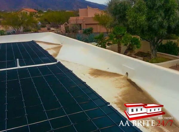Ponding Around Solar Panels