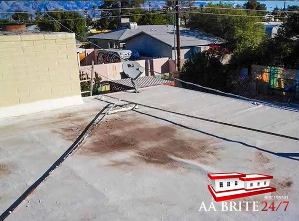 Roof Ponding in Middle of Roof