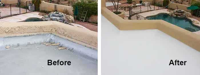 Roof Coating Before and After